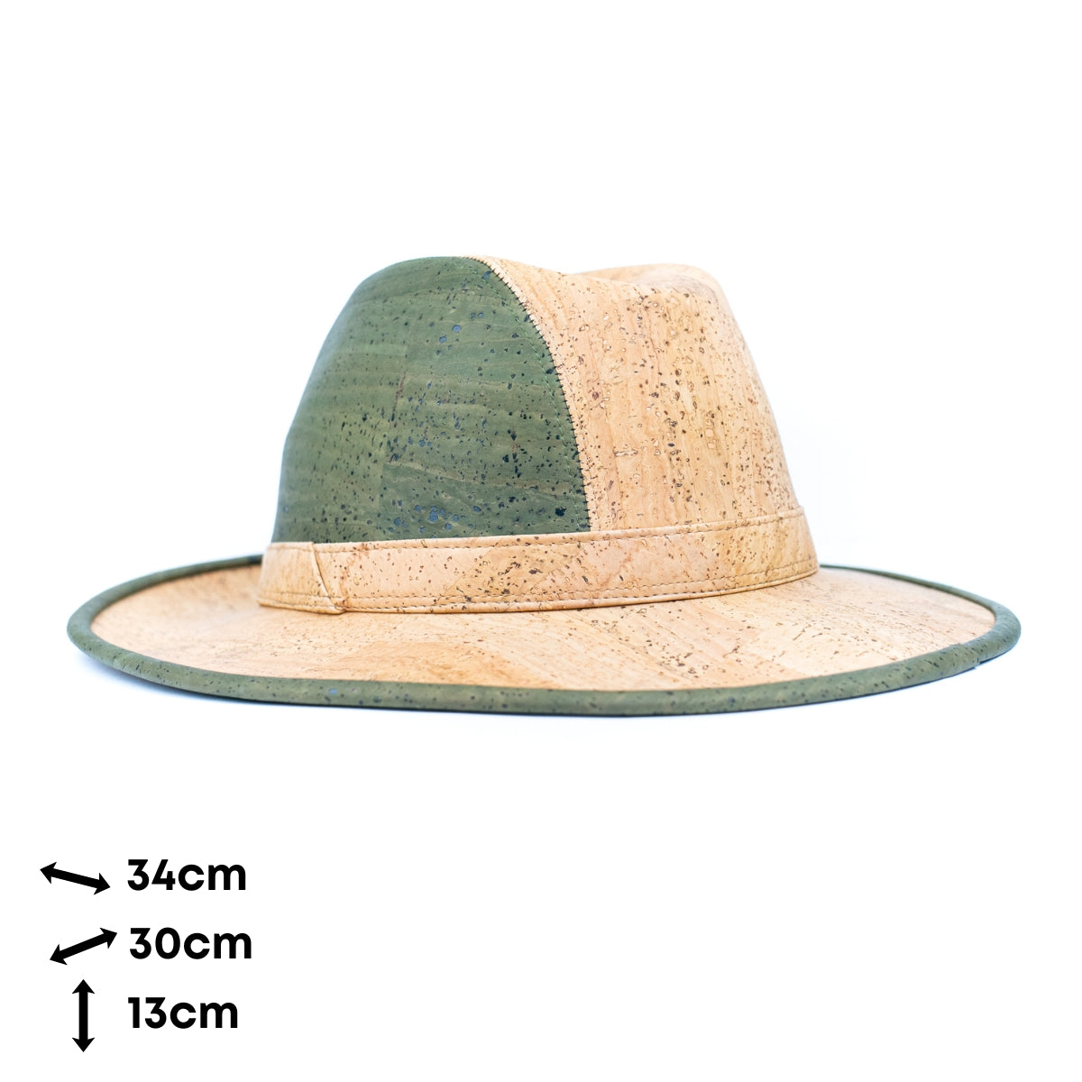 Cork Wide-Brim Fedora Hat L-1140
