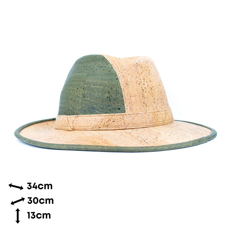 Cork Wide-Brim Fedora Hat L-1140