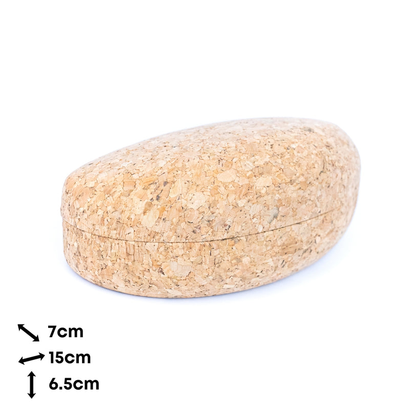 Eco-Friendly Natural Cork Glasses Case L-1110-MIX-12