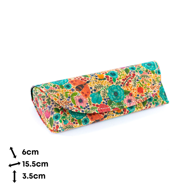 Cork Magnetic Closure Eyeglass Cases（12units）L-076B-12