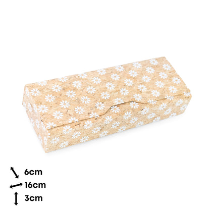 Rectangular Cork Glasses Cases – Magnetic Closure, Pack of 10 | L-1227-MIX-10