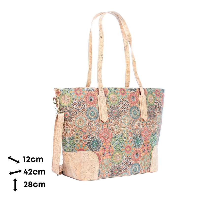 Printed Cork Crossbody and Handbag for Women BAGD-557