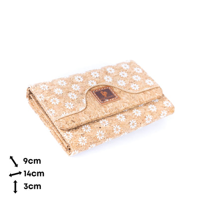 Floral & Patterned Cork Wallet BAGD-595-6 (6units）