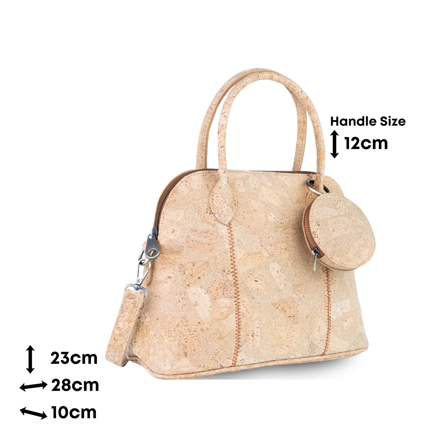 Cork Handbag with Coin Purse — BAGD-639
