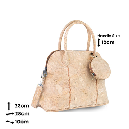 Cork Handbag with Coin Purse — BAGD-639