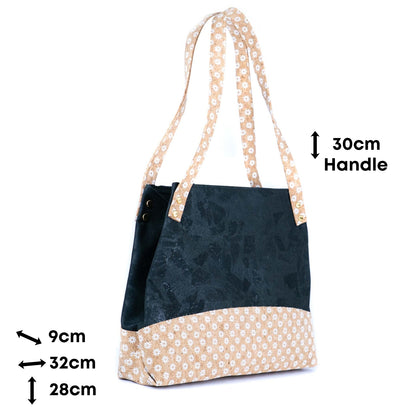 Natural Cork Handbag | Vegan Shoulder Bag BAGP-308