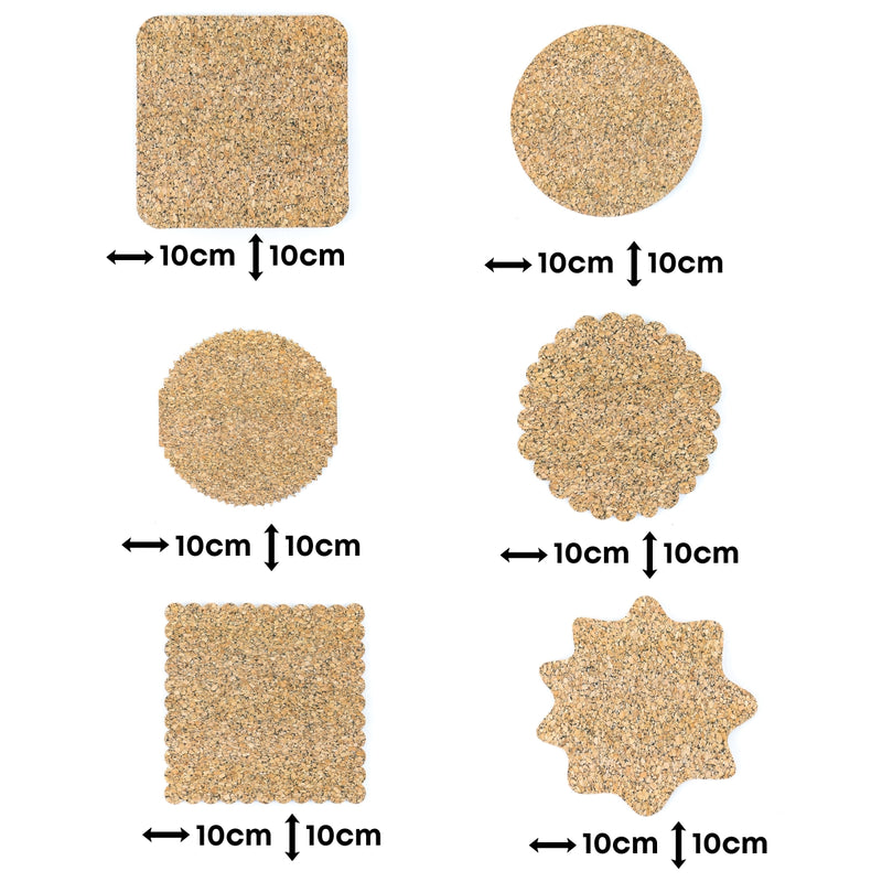 Cork Cup Coasters – Natural Collection  L-1155 (6 UNITS)