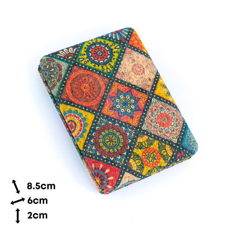 Cork Pocket Mirror – Portable Travel Makeup Mirror for Women L-1024B-MIX-10(10units)