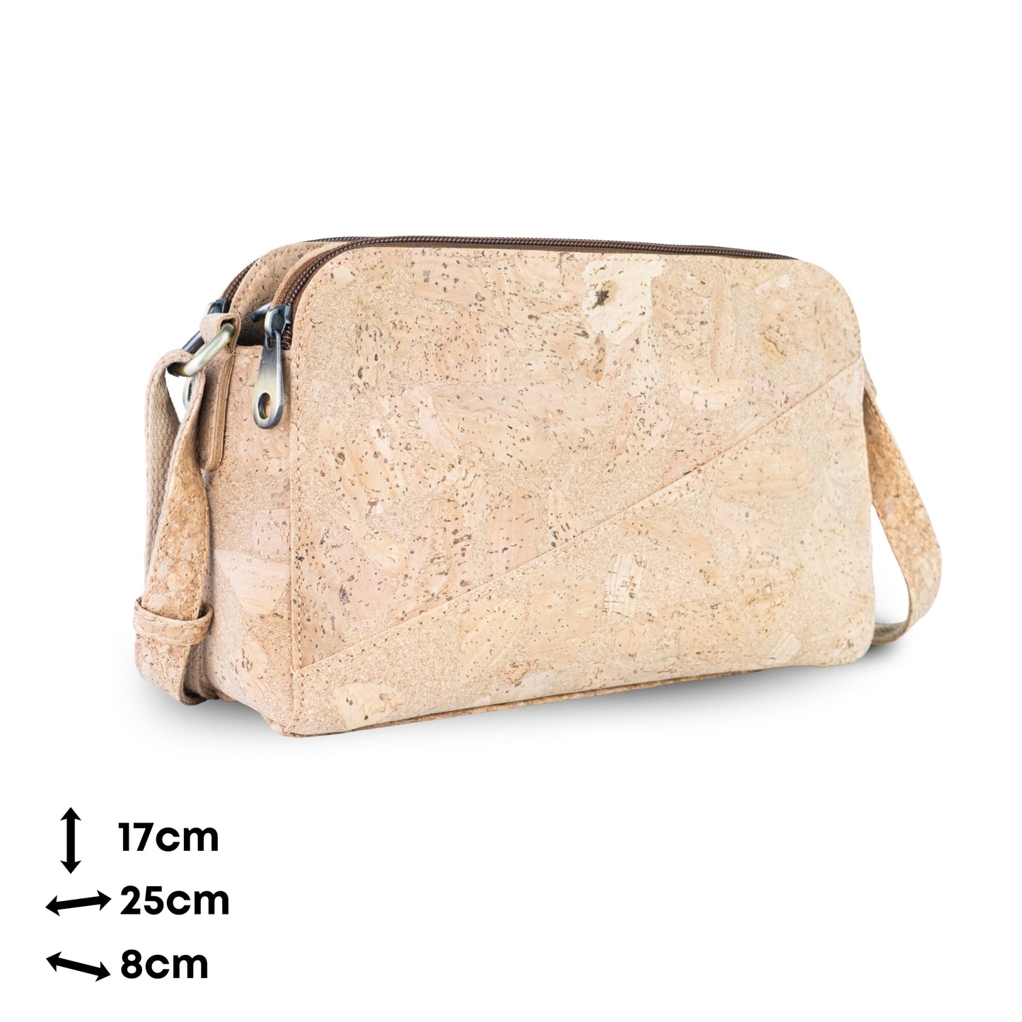 Cork Crossbody Bag — Vegan & Eco-Friendly | BAGD-640