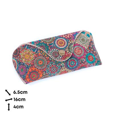 Printed Cork Eyeglass Cases L-580-12（12units）