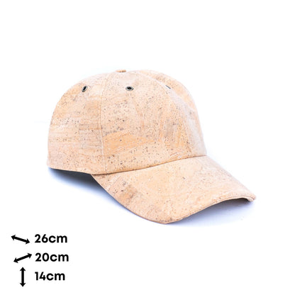 Eco-Friendly Cork Baseball Cap – Adjustable Fit L-1104