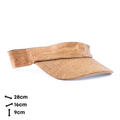 Natural Cork Sun Visor Hat L-1127