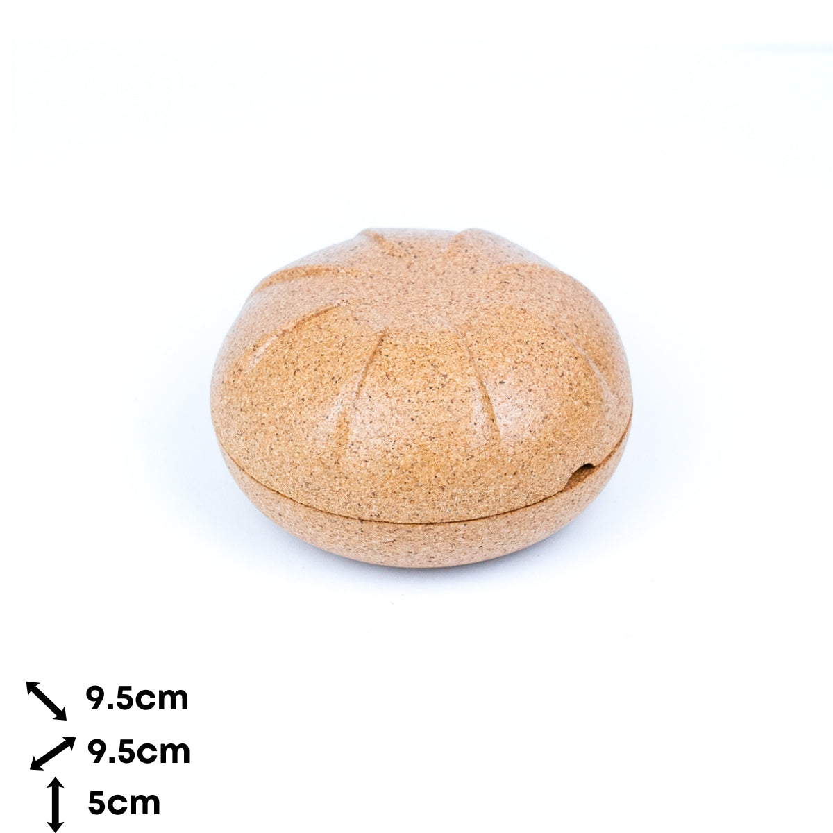Soothing Lavender Vegetable Soap with Natural Cork Dish L-1046-B