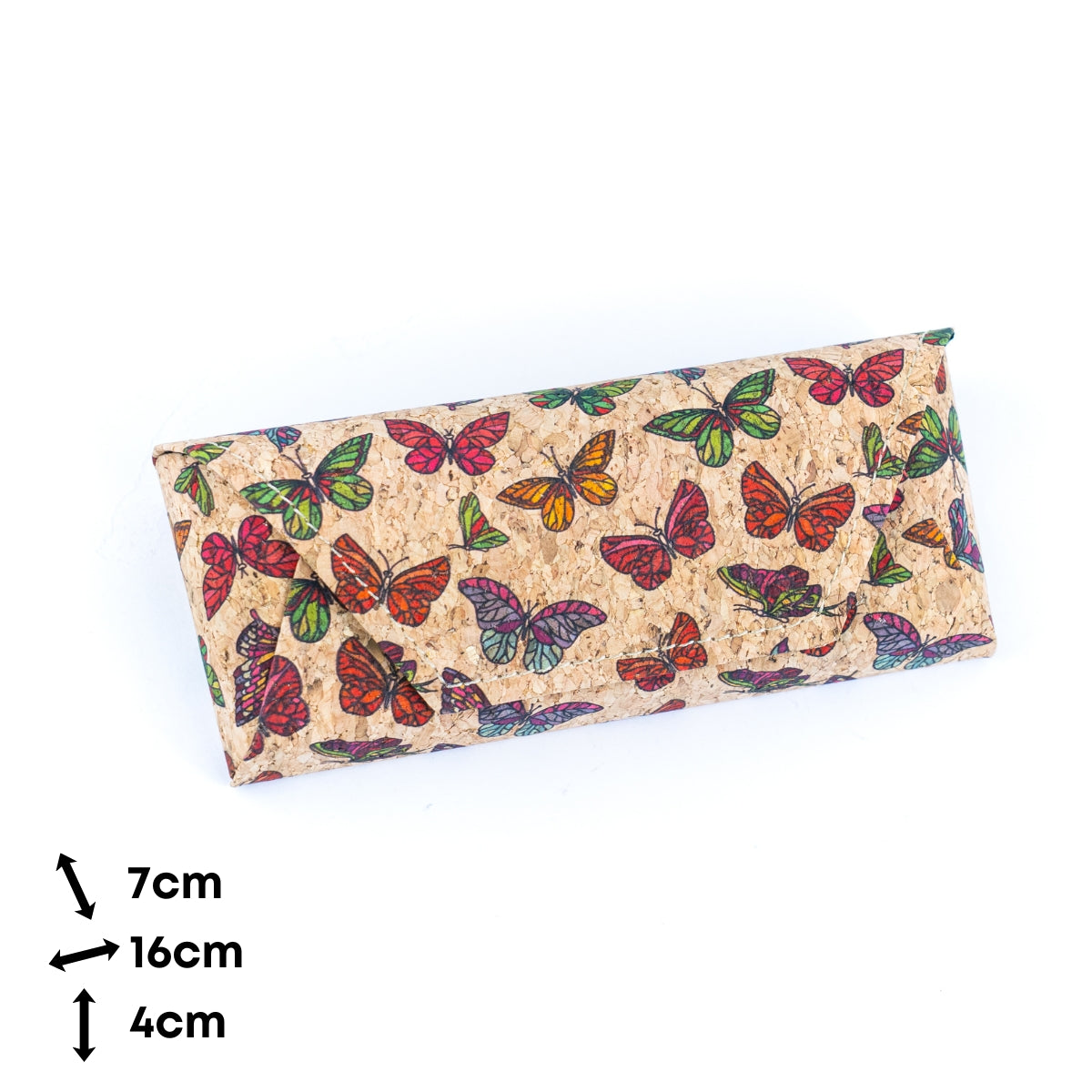 Eco Friendly Cork Hard Shell Glasses Case – 10 Units (Mixed Prints)