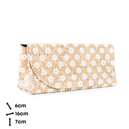 Printed Cork Glasses Cases – Magnetic Closure, Pack of 10 | L-1232-MIX-10