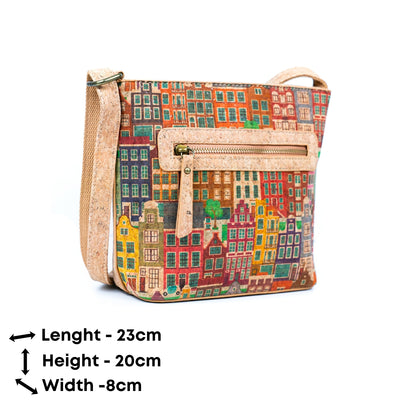 Cork Pattern Printed Women's Crossbody Bag BAG-2294