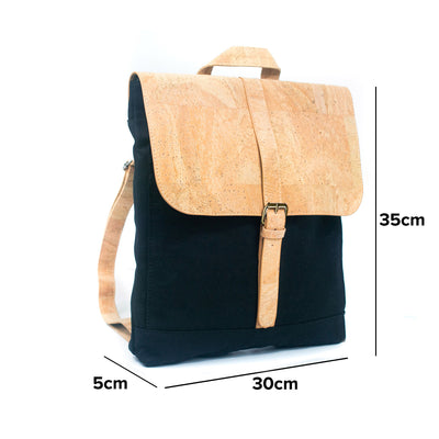 Cork and Canvas Fusion Laptop Commuter Backpack for Laptops Up to 15 Inches BAG-2287
