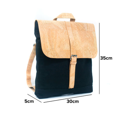 Ladies' Cork and Canvas Fusion Laptop Commuter Backpack for Laptops Up to 15 Inches BAG-2287