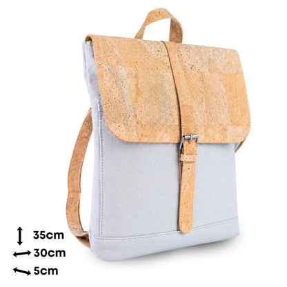 Cork and Canvas Fusion Laptop Commuter Backpack for Laptops Up to 15 Inches BAG-2287-B-2