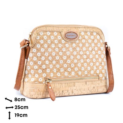 Women's Printed Cork Crossbody Bag BAGD-586