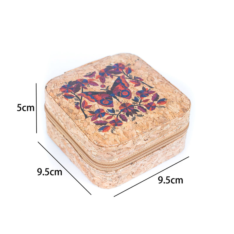 Cork Jewelry Storage Box 10Pcs