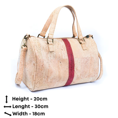 Natural Cork Women's Duffle Bag - Eco-Friendly Chic BAGP-031