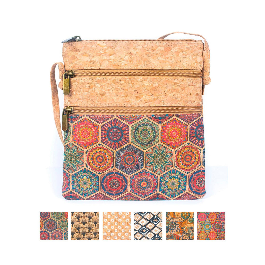 Gamma bag  Natural Cork Fabric — Murmali - Vegan and Sustainable