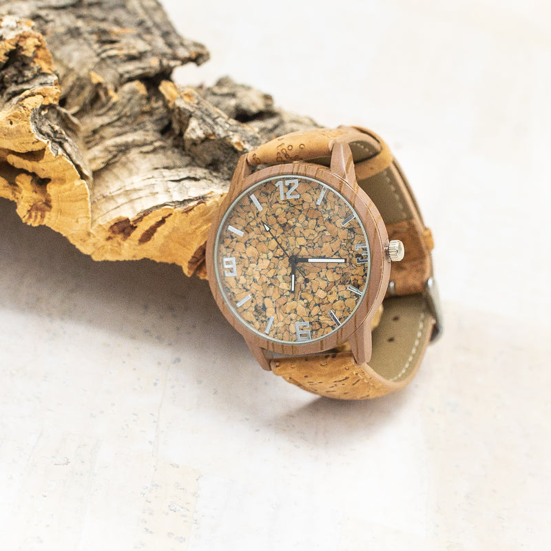 Natural Cork watch unisex Watch WA-187(with Random box)