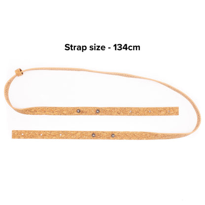 Cross-road, Geometric Cork Handbag for Women BAG-2207