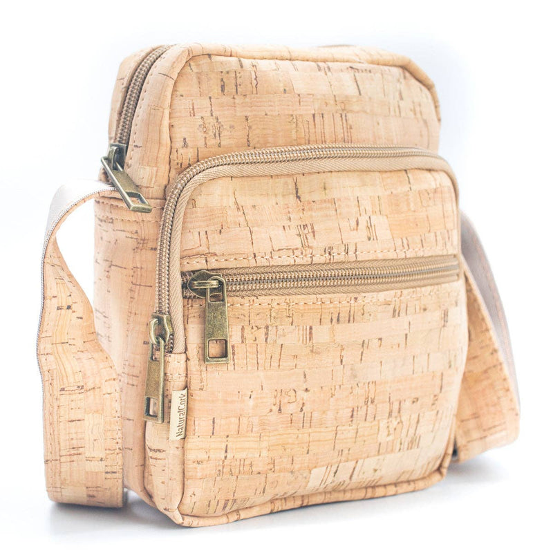 Men's Zipper Cork Messenger Bag BAG-2246 – MB Cork