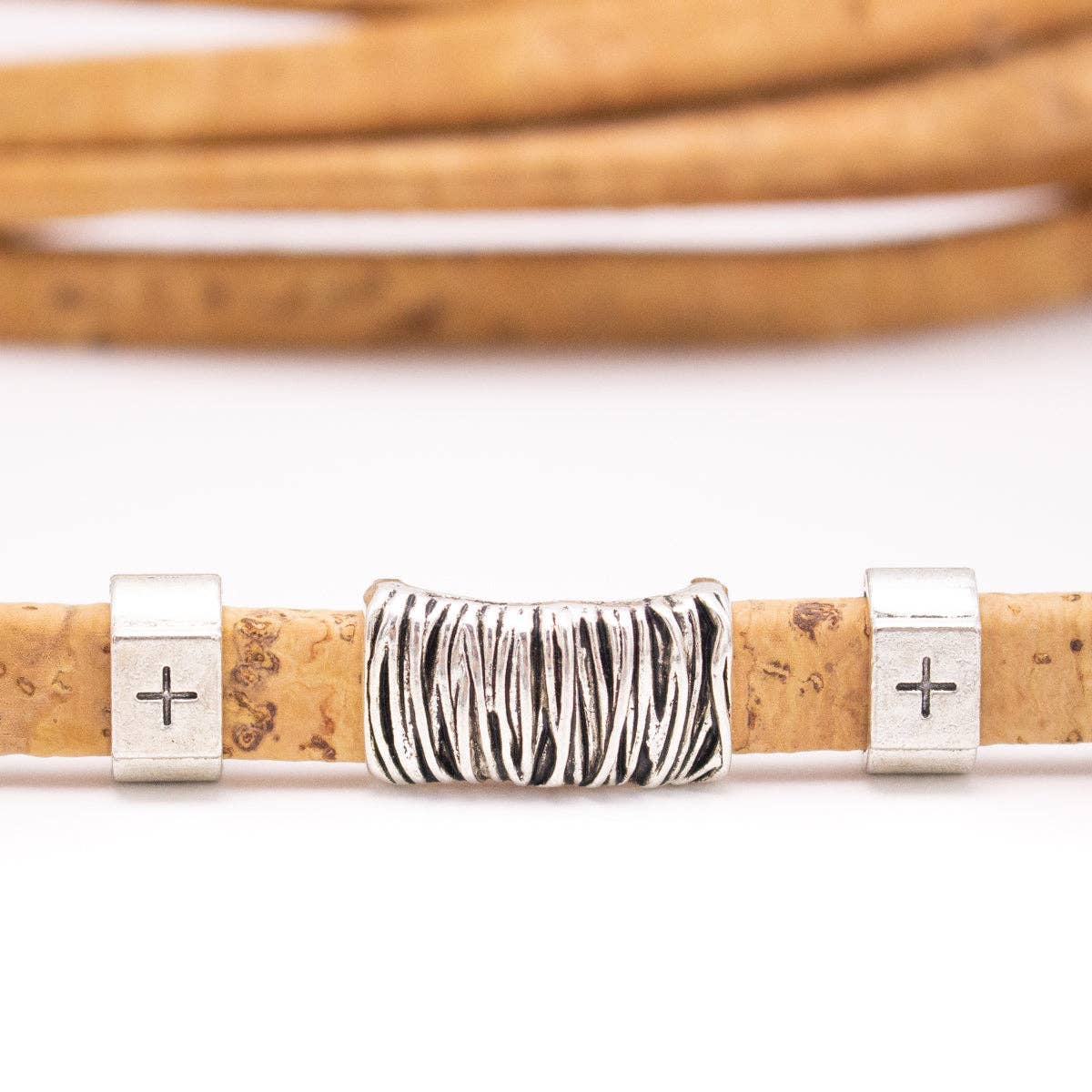 1 Meter 10x5mm natural Licorice Cork Cord Leather Portuguese cork COR ...